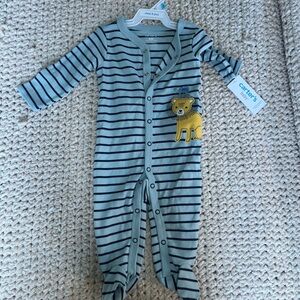Carter's Striped Lion Footie